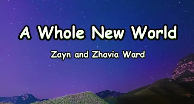 A Whole New World Lyrics