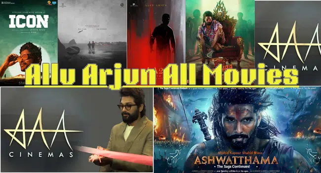 Allu Arjun Upcoming Movie List