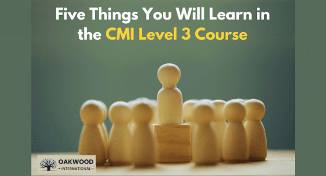 CMI Level 3