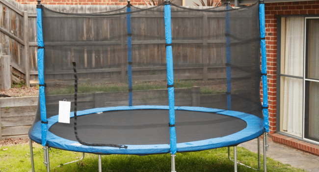 Covered Trampoline