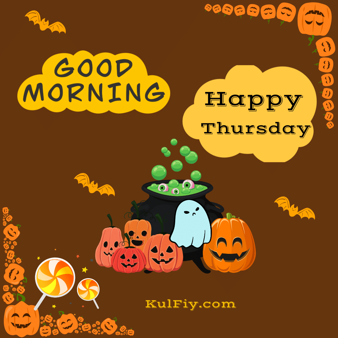 Good Morning Happy Thursday Halloween Images