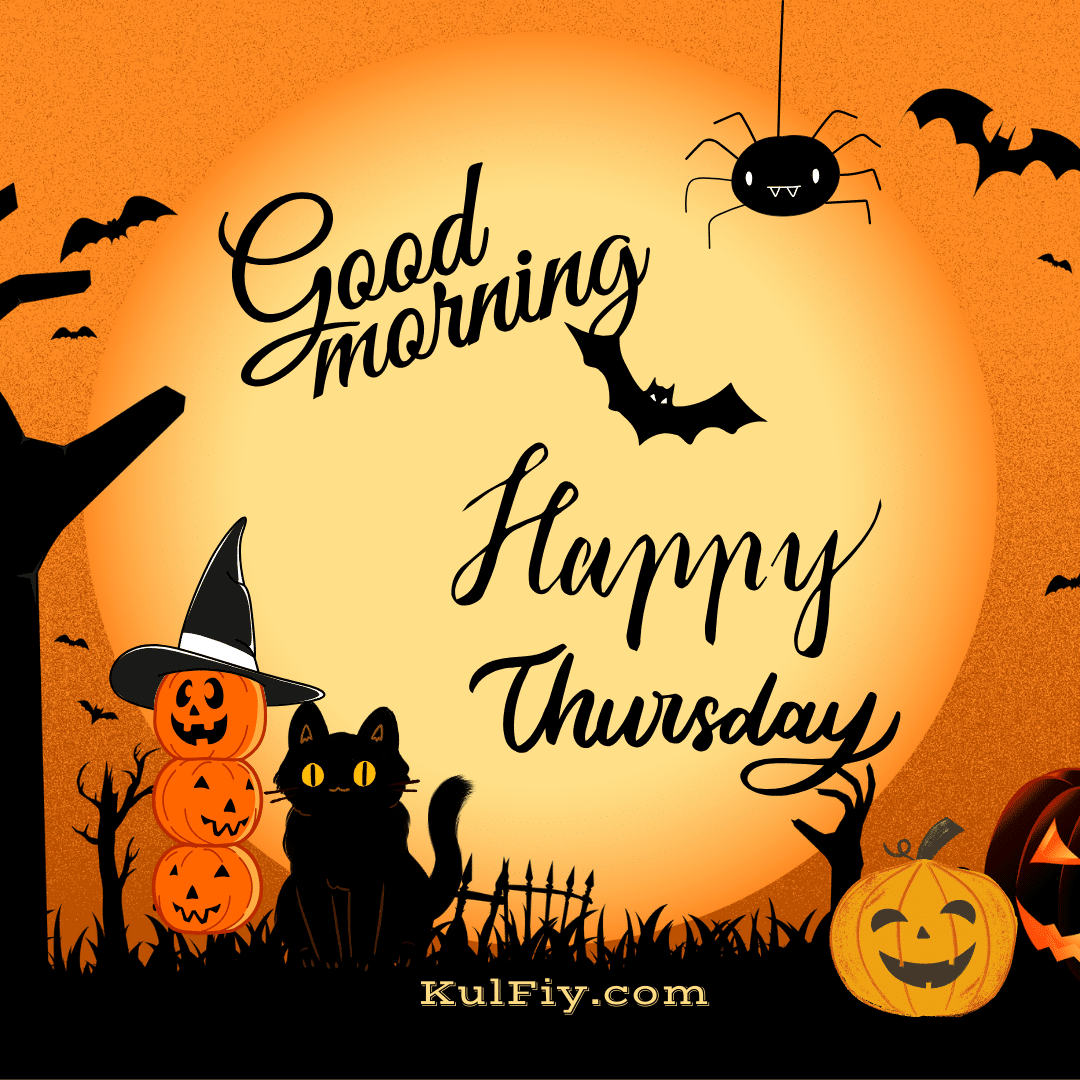 Good Morning Happy Thursday Halloween Images