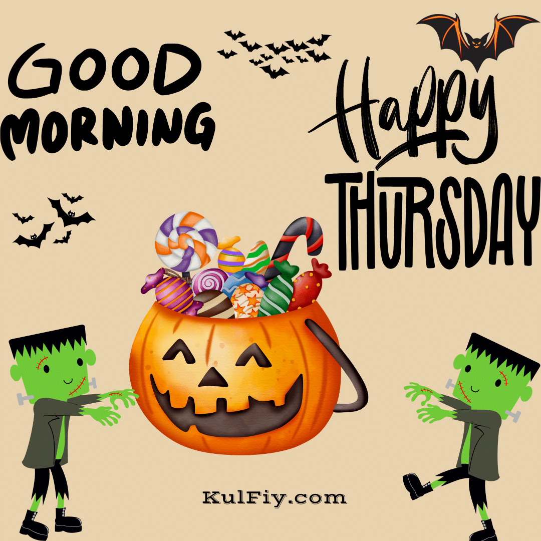 Good Morning Happy Thursday Halloween Images