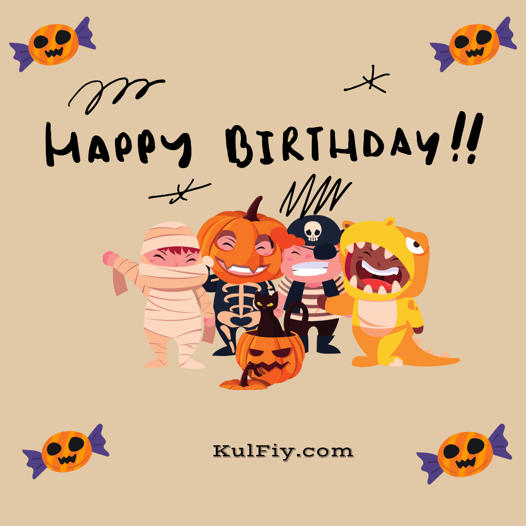 Halloween Happy Birthday Images