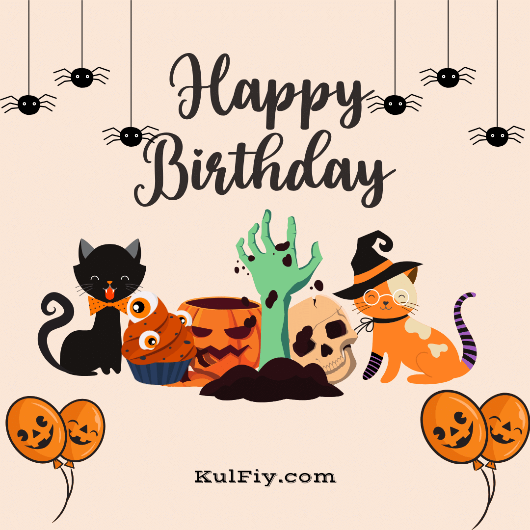 Halloween Happy Birthday Images