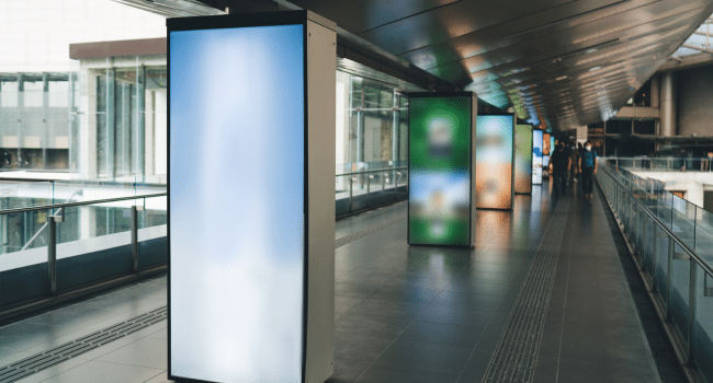 Outdoor Digital Signage for Business Community