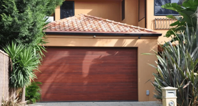 Timber-Look Garage Door